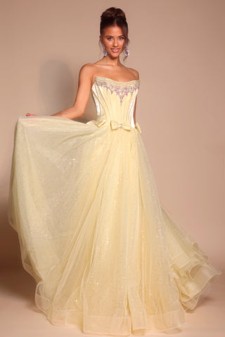 Yellow PS25336 formal gown