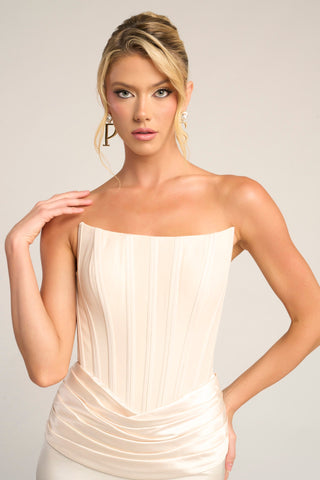 PS26032 Cream Corset Top