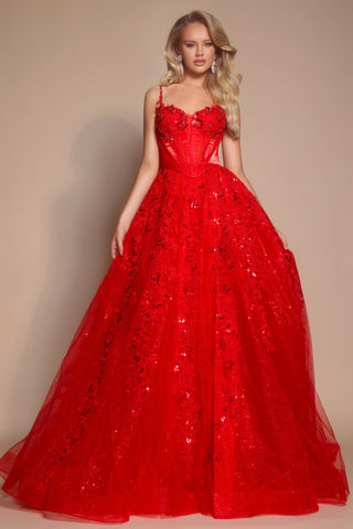 PS26057 Red Prom Dress