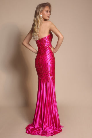 Fuchsia PS26138 formal gown