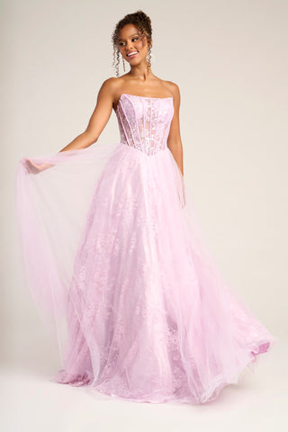 Lilac strapless gown XO023-Lilac-01_1